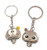 Mushroom Couple Keychain   His and Hers Lovers Set Key Chain