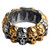 HZMAN Gothic Stainless Steel Rings for Men Women Multi Skull Head Biker Ring HZMAN Gothic Stainless Steel Rings for Men Women Multi Skull Head Biker Ring