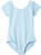 Capezio Big Girls  Classic Short Sleeve Leotard Light Blue L  12 14