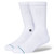 Stance Men s Icon Classic Crew Socks  White Black  X Large  Shoe  13 16