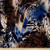 TELIO Brazil Stretch ITY Knit Abstract  Yard  Navy