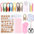 19 in 1 Paper Quilling Kit with 960 Strips 3mm Paper and 11 Tools Supplies,Crimper Comb Ruler Pins Border Buddy Set for DIY Quilling Art