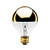 Bulbrite Incandescent G25 Medium Screw Base  E26  Light Bulb  40 Watt  Half Gold