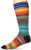 K  Bell Men s Geometric Pattern Novelty Crew Socks  Varigated Stripe  Multi   Shoe Size  6 12