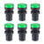 uxcell 6Pcs Green Indicator Light AC DC 110V  22mm Panel Mount  for Electrical Control Panel  HVAC  DIY Projects