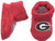 Two Feet Ahead NCAA Newborn Infant Booties with Gift Box  Georgia Bulldogs  Solid