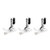 uxcell SP 18 Industrial Sewing Machine Hinged Presser Foot with Right Guide 1 4   6mm  White 3pcs