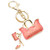 Keychains for Women  Flower Crystal Rhinestone Keychain Key Chain Sparkling Key Ring Charm Purse Pendant Handbag Bag Decoration Christmas birthday gifts  rose gold