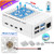 Raspberry Pi 4 Case  iUniker Raspberry Pi 4 Fan ABS Case with Cooling Fan  Raspberry Pi 4 Heatsink  Simple Removable Top Cover for Pi 4 Model B  4B