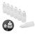 US 50pcs 10ml Empty Plastic Squeezable Dropper Bottles Eye Liquid Dropper Sample