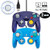 Mekela Classic Wired USB PC Controller Joystick Gamepad resembles Gamecube Game Cube for PC Windows MAC (USB Purple and Blue)