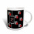 3dRose Relax Today Popular Frog Yoga Mug  15 oz  Black Red
