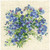 RIOLIS 14 Count Forget Me Nots Counted Cross Stitch Kit  8 x 8