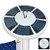 Solar Flag Pole Light 42 LED, IP65 Weatherproof Flagpole Downlight for 15 to 25 Ft Top {Upgraded Version}, Auto On/Off Night Lighting