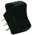 JR Products 12265 Black SPDT Momentary On Off Momentary On Switch