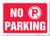 No Parking Warning Sign   Do Not Block Driveway   10  X 14     040 Rust Free Heavy Duty Aluminum   Made in USA   UV Protected and Weatherproof   A82 188