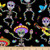 Timeless Treasures Dancing Day of The Dead  Yard  Bright