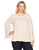 Calvin Klein Women s Plus Size Bell Sleeve Top  Blush  0X