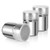 Accmor 3 Pack Powder Sugar Shaker with Lid  Stainless Steel Mesh Shakers for Cinnamon Powder Sugar Cocoa Flour Pepper