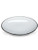 Abbott Collection Enamel Look Stoneware Plate, White (Small)