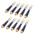 Fancasee  10 Pack Gold Plated  75 Ohm to 300 Ohm UHF VHF FM Matching Transformer Converter Adapter with F Type Female Coax Coaxial Connector Plug Jack for TV Antenna Cable Wire