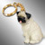 Pug  Brown Tiny Ones Dog Keychains  2 1 2 in