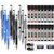 Nicpro 2mm Mechanical Pencil Set  9 PCS Artist Drafting Pencil 2 0 mm for Art Drawing Writing Sketching with 16 Tube Lead Refills HB  2B   Colors  Erasers  Sharpeners