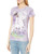 The Mountain Unicorn Castle Adult Woman s T Shirt  Purple  XL