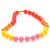 Juniorbeads by Chewbeads Bleecker Jr. Necklace, 100% Safe Silicone - Punchy Pink