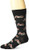 Hot Sox Men s Conversation Starter Novelty Casual Crew Socks  motorcycle  black   Shoe Size  6 12
