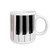 3dRose Piano Keys Mug  11 Ounce