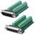 Sysly DB25 D SUB Male and Female Connector Adapter RS232 to Terminal Signal Module Breakout Board