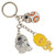 R2 D2 C3 PO and BB 8 Star Wars Droid Keychain