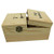 Fully Assembled Useless Box with Turns Itself Off Useless Box Log Color