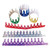 Dozen Prism Metallic Crowns