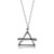 CENWA Alchemical Necklace Alchemy Jewelry Element Symbols Planetary Alchemical Symbols Transmutation Signs Occult Alchemy Fire Earth Water Air Symbol  Air Symbol