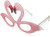 Glittered Flamingo Fanci-frames Party Accessory (1 Count) (1/pkg) Pkg/6