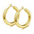 wowshow Large Chunky Thick Gold Hoop Earrings for Women