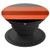 Cute   Fun Colored Striped Pattern In Black  Red   Orange PopSockets Grip and Stand for Phones and Tablets