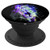 Cute Horse Blue Watercolor Design For Horse Lovers on Black PopSockets Grip and Stand for Phones and Tablets