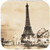 3dRose CST_77445_2 Eiffel Tower Paris Exposition from The Seine-Soft Coasters, Set of 8