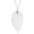 BOUTIQUELOVIN Women s Long Leaf Pendant Necklaces Real Filigree Autumn Leaf Fashion Jewelry Gifts  Silver