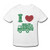 Waldeal Little Boys  I Love Garbage Truck T Shirt Kids Trash Graphic Tee 5T White
