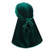 Luxury Velvet Wave Durag   Silky Durag Headwraps with Extra Long Tail for 360 Waves Green