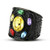 Valily Marvel Avengers Thanos Rings for Men Black Stainless Steel Infinite Power Ring Gauntlet Crystal Ring Infinity War Men Keyring
