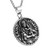 AsAlways Saint Joseph Necklace Stainless Steel Catholic Patron Saints Medal Jewelry  Traveler Medallion Blessings Gift