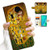 for Samsung A50  Galaxy A50  Designed Flip Wallet Phone Case Cover  A23244 Famous Paint The Kiss 23244