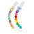 ALVABABY Pacifier Clips for Boys Girls  Pacifier Holder Silicone Teething Paci Clip Binky Holder for Teether Toys  Soothie  2 Pack  Koala and Raccoon SP08