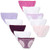 Hanes Women s 10 Pack Cotton Bikini Panty  Assorted  Size 7