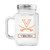 NCAA Virginia Cavaliers 20oz Glass Mason Jar